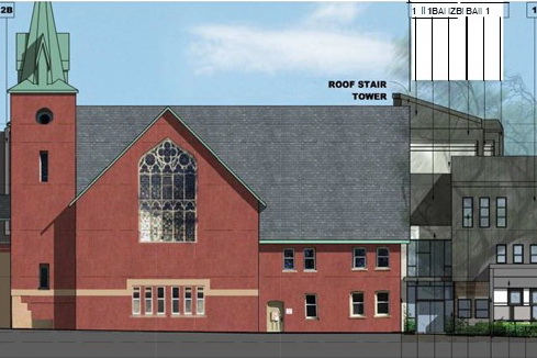 West  Elevation - Roof Stair Tower.JPG